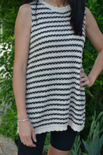 Load image into Gallery viewer, Striped Crochet Tank
