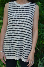 Load image into Gallery viewer, Striped Crochet Tank
