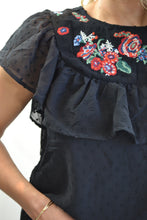 Load image into Gallery viewer, Swiss Dot Embroidered Blouse
