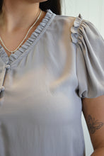Load image into Gallery viewer, Ruffled Sleeve V-Neck Blouse
