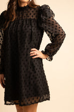 Load image into Gallery viewer, Solid Polka Dot Tunic Dress
