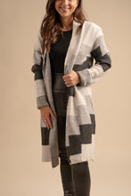 Load image into Gallery viewer, Geometric Sweater Cardigan

