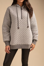 Load image into Gallery viewer, Chevron Quilted Hoodie
